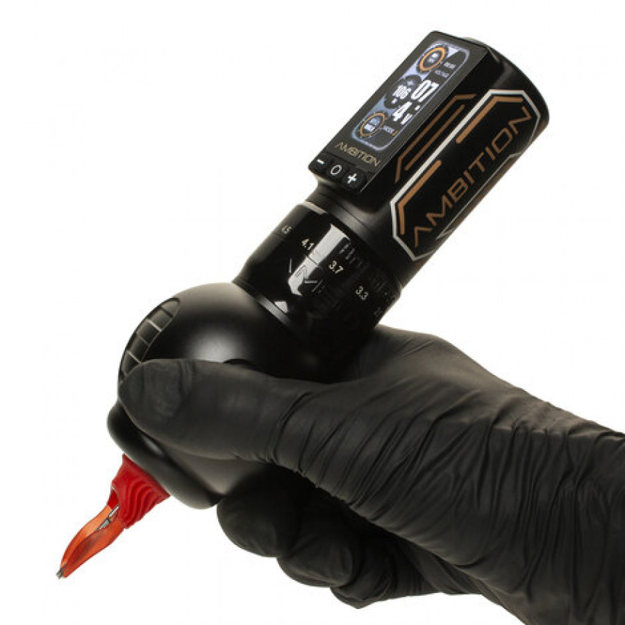 Беспроводная тату машинка Ambition Ninja Max 280 Black